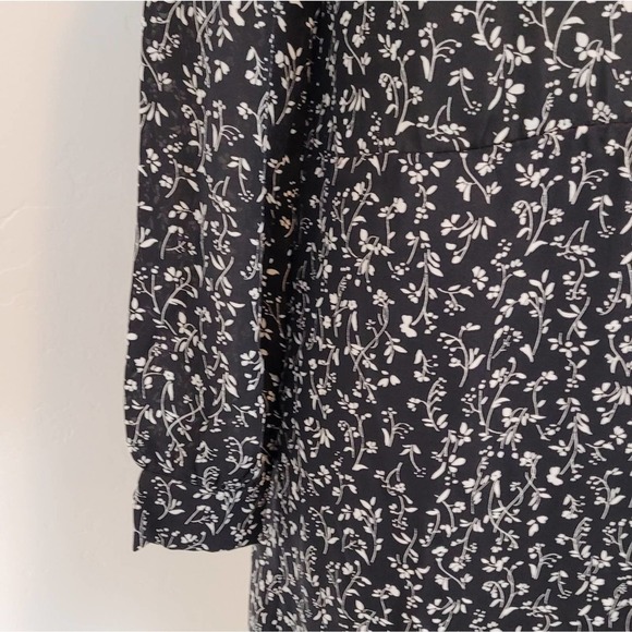 Joie black and white floral dress size XS - Picture 5 of 8